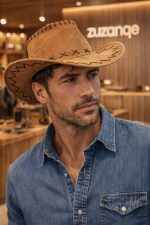 کلاه وسترن مردانه مدل ZU-WH-401-CML Outlaw Camel - Image 3
