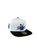 کلاه کپ طرح LA DODGERS –  سفید مشکی ZU-5950-041 - Image 2