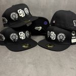 کلاه کپ فیت بک SAN DIEGO PADRES & CHROME HEARTS مشکی کد282