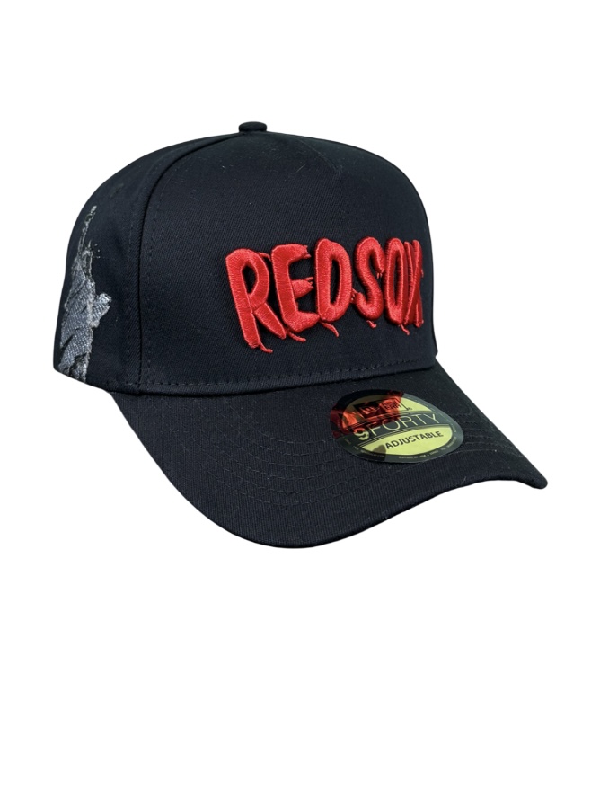 IMG_5954.jpeg کلاه نقابدار بیسبالی اسنپ بک (ADJUSTABLE) مارک BOSTON RED SOX مشکی کد 067 - Image 1