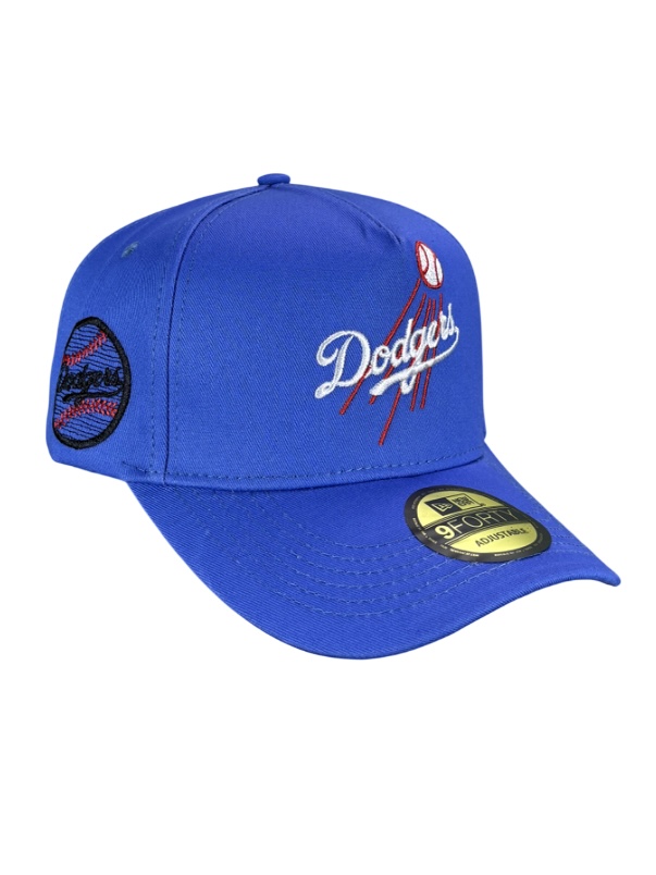 IMG_6606.jpeg کلاه نقابدار بیسبالی اسنپ بک (ADJUSTABLE) مارک DODGERS ابی کد120 - Image 1