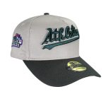 کلاه نقابدار بیسبالی اسنپ بک (ADJUSTABLE) مارک OAKLAND ATHLETICS کرم سبز کد125
