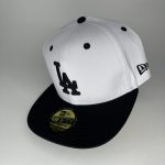 کلاه کپ فیت بک LA سفید کد045