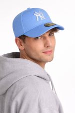 کلاه نقابدار بیسبالی کتان دورنگ Adjustable برند new era گلدوزی NY و LA کد NE2-26