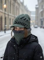 کلاه بافت زمستانی گردنی دار مارک sport