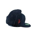 کلاه کپ فیت بک زمستانی NY مشکی گوشدار کد362 - Image 2