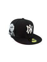 کلاه کپ فیت بک NY مشکی فول گلدوزی کد364 - Image 4