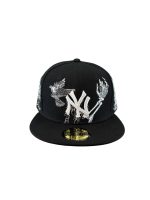 کلاه کپ فیت بک NY مشکی فول گلدوزی کد363 - Image 5