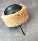 هدبند روسی زنانه موهر رنگ کرم شتری - Image 4