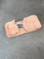 هدبند روسی زنانه موهر رنگ صورتی روشن - Image 2