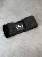 هدبند روسی زنانه موهر رنگ مشکی - Image 3