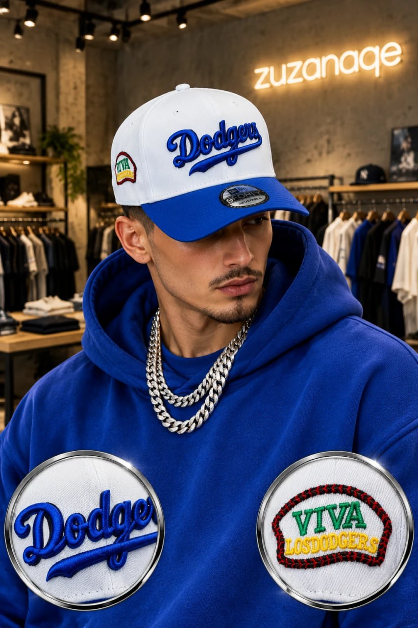 IMG_20261024_234408_710 کلاه نقابدار بیسبالی اسنپ بک DODGERS کد ZU-NERA-073 - Image 1